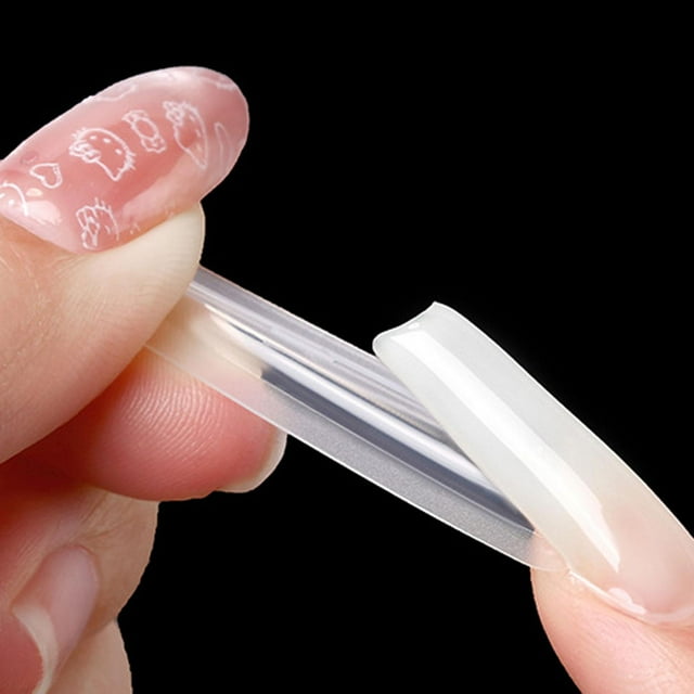 240 piezas de uñas postizas a presión, herramientas para extensión de uñas acrílicas con gel constructor, ideales para vacaciones en salones de B