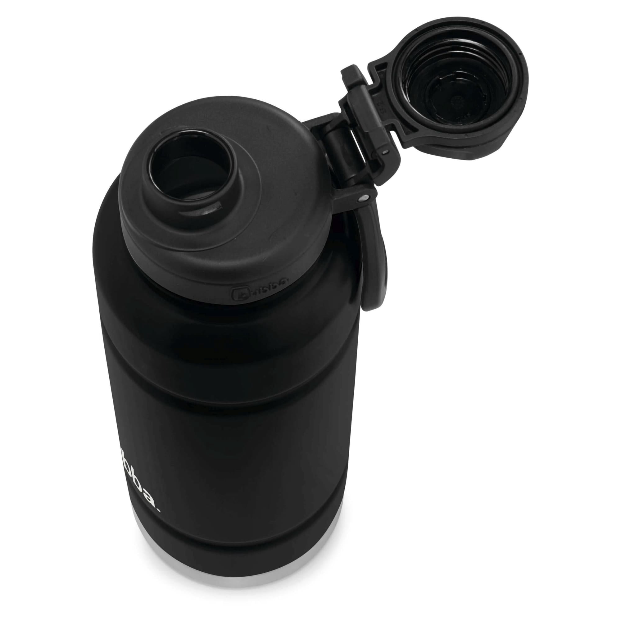 bubba Trailblazer Stainless Steel Water Bottle with Wide Mouth Lid Licorice, 40 fl oz.