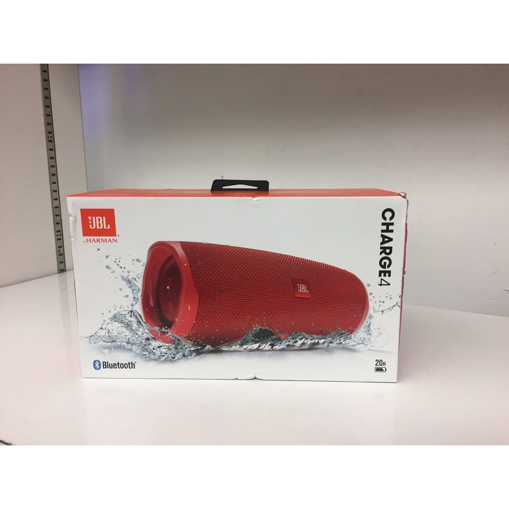 Refurbished JBLCHARGE4RED JBL Charge 4 Portable Waterproof Wireless