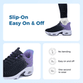 thumbnail image 4 of Artlea Women's Sneakers Slip on Walking Tennis Shoes Easy to Wear Size 8.5, 4 of 7