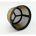 thumbnail image 3 of NRP 2-pack 5 cup Gold-tone Basket Permanent Coffee Filter Compatible for Mini Coffeemaker Mr coffee, Krups, B+D and More | Screen Bottom, size #2, 3 of 6
