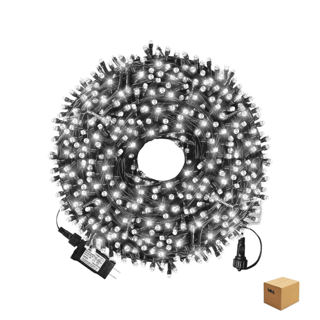 "Guirnalda De Serie Luces 62m 500led Exterior Navidad Lab.G, Blanco "