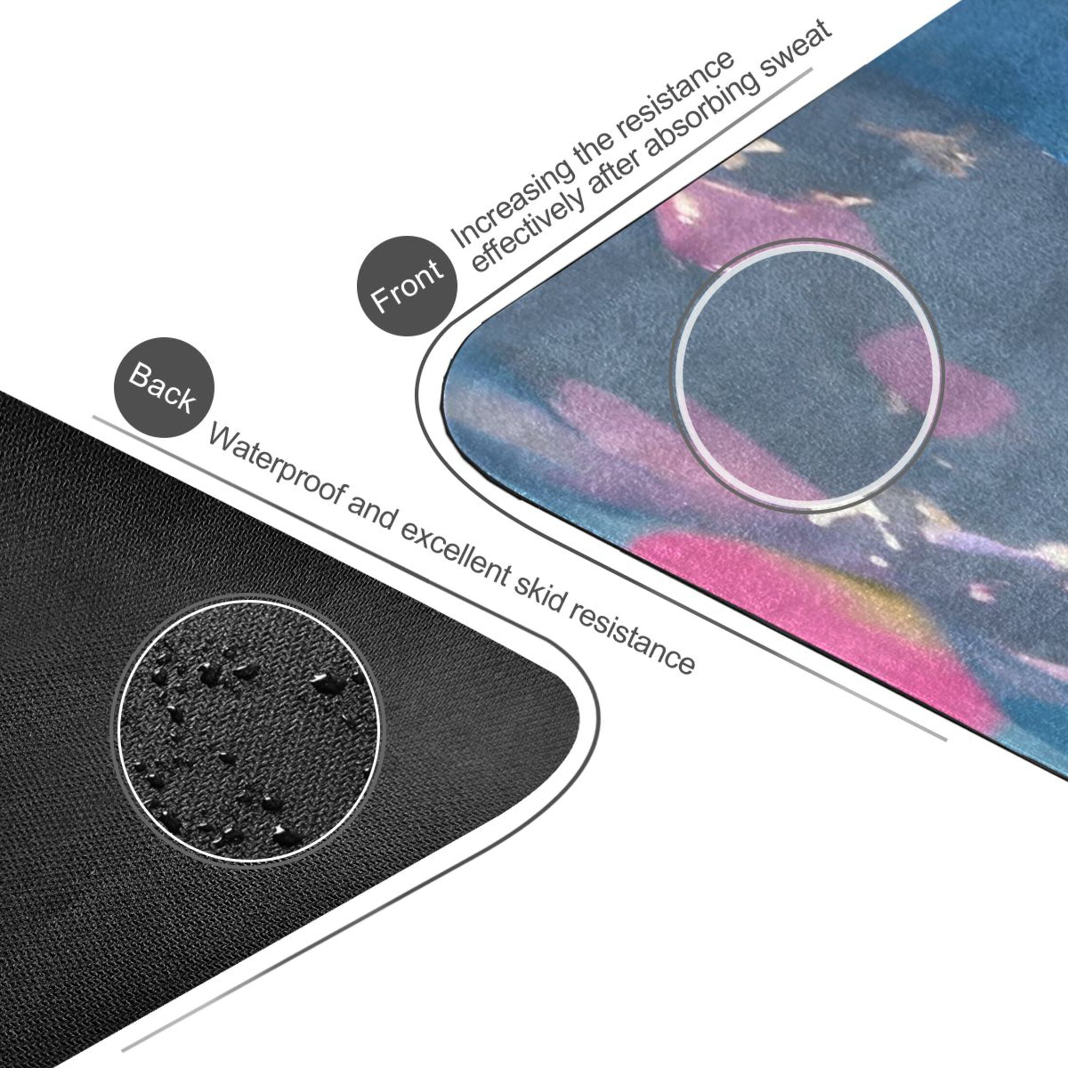 BZSMCE Yoga Mat Women Fitness Mat Serene Petal Otter Pattern