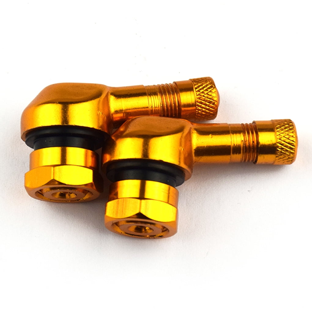 wrea 2PCS Aluminum Alloy Valve Portable Rustproof 90Degree Angle