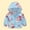 Light Blue, variant on ATOGUTA Toddler Jackets Boys Cute Print Zip Jacket Hooded Trench Lightweight Kids Coats Windbreaker Casual Outerwear Pink, Size 2T-7