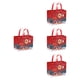 thumbnail image 4 of 4 bolsas de regalo navideñas para fiestas, multifuncionales, ligeras y con asas. Rojo, 4 of 9