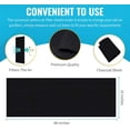 thumbnail image 4 of COMPLETE FILTRATION SERVICES EST.2006 1PACK CuttoFit Carbon Pad 16 x 48 inches for Air Filters Charcoal Sheet fits Air Purifiers Range Hoods Furnace Filters removes Odor V O C Parts, 4 of 7