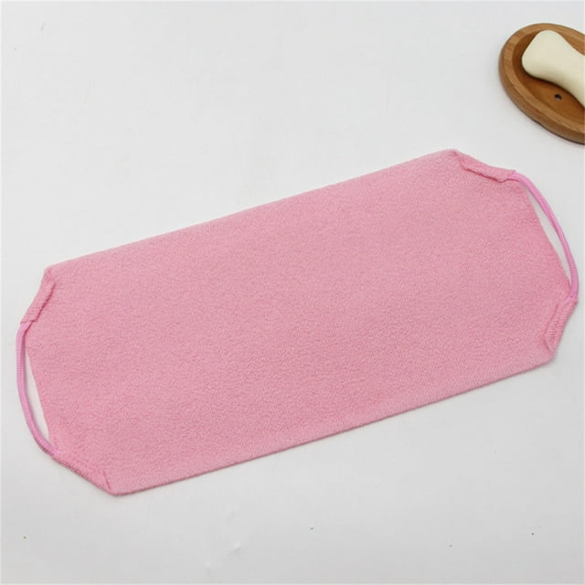 Toalla de Ducha Extra Larga para Espalda para Hombre y Mujer | Exfoliante Corporal con Asas | Paño de Nailon y Poliéster de 47 X 20 Cm para Limpieza Profunda y Eliminación de Piel Muerta (8 Colores)