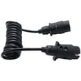 thumbnail image 4 of 2X 1.6M 7 Pin Car Tow Trailer Extension Cable Lead Truck Plug Wire Parts Coupling Circuit Plug, 4 of 8