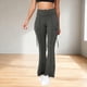 thumbnail image 1 of Pincandy Women's Solid Color High Waist Flared Yoga Pants - with Pockets, Casual Fit for Yoga & Daily Wear, 1 of 7