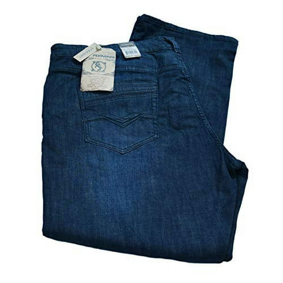 Flypaper Men's Big & Tall Jeans Straight Leg Regular Fit