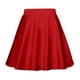 thumbnail image 1 of Faldas de Verano Cortas de la Mujer A-Línea Color Sólido Medio Mini Falda Casual Cintura Elástica, Faldas de Línea a para las Mujeres, 1 of 5