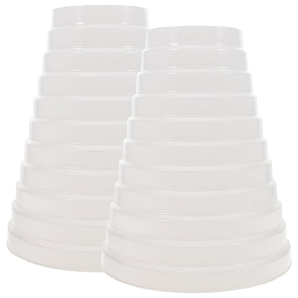 Phenofice 2Pcs Universal Dryer Duct PVC White Dryer Vent Connect Range Hoods