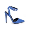 thumbnail image 2 of Miss L DA69 Women Leatherette Pointy Toe Open Back Wrapping Strap Stiletto Pump, 2 of 5