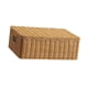 thumbnail image 4 of Cesta de Almacenamiento Caja Organizadora Tejida Rectangular con Asa Canasto Portátil de Ropa Sucia Cesta de Organización Utilitaria Transpirable Contenedor Multipropósito Adecuado para L, 4 of 9