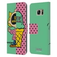 thumbnail image 1 of Head Case Designs Officially Licensed Peanuts Halfs And Laughs Sally Ice Cream Leather Book Wallet Case Cover Compatible with Samsung Galaxy S7, 1 of 6
