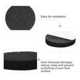 thumbnail image 4 of Unique Bargains Furniture Felt Pads Round 2' Anti-scratch for Furniture Cabinet Black 12pcs, 4 of 7