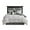Silver/Silver, variant on Gracie Mills Pineda Luxurious 8-Piece Jacquard Comforter Set - GRACE-10962