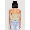 thumbnail image 5 of Womens Ribbed Knit Lace Trim Ditsy Print Cami, 5 of 5