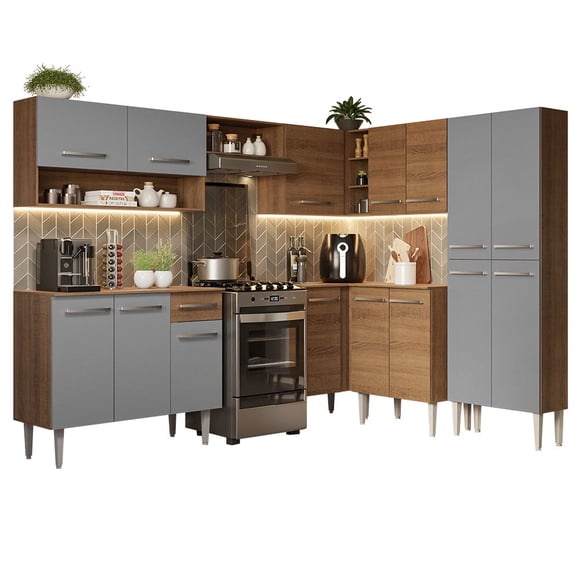 Cocina Integral Completa Modular Madesa Emilly 417cm