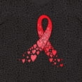 thumbnail image 4 of Inktastic Heart Health Awareness Red Ribbon Made of Hearts Women's Plus Size T-Shirt, 4 of 5
