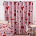 thumbnail image 3 of Btargot Pink Girls Bedroom Blackout Curtains Thermal Insulated Grommet Window Curtains 2 Panels 42 X 63 inch, 3 of 10