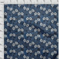 thumbnail image 3 of oneOone Polyester Lycra Medium Blue Fabric Florals Dress Material Fabric Print Fabric By The Yard 56 Inch Wide, 3 of 4