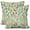 C-fern Leaves, variant on Yellow Daisy Flowers Pillow Covers Spring Summer Floral Bloom Decorative Pillow Cases Seasonal Modern Throw Pillows 18X18 Inch Set of 2 Farmhouse Home Decor for Sofa Couch