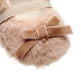 thumbnail image 6 of Biezeib Baby Girls Cute Moccasinss Bowknot Soft Sole Coral Fleece Flats Shoes First Walkers Non-Slip Fall Winter Princess Shoes, 6 of 8