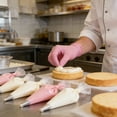 thumbnail image 4 of Pink Rubber Gloves For Kitchen And Beauty Applications Providing Comfort And Barrier Protection, 4 of 7