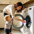 thumbnail image 2 of Pet Hair Catcher Floating Reusable Sponge for Laundry Grooming Home TravelPink, 2 of 9