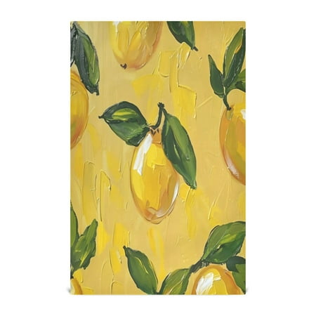 

Kitchen Towel 28x18 Inches x4，Plate Towel Decorative Towel Napkin Tea Towel Tea Towels For Kitchen Dish Cloths & Dish Towels Oil Painted Orange
