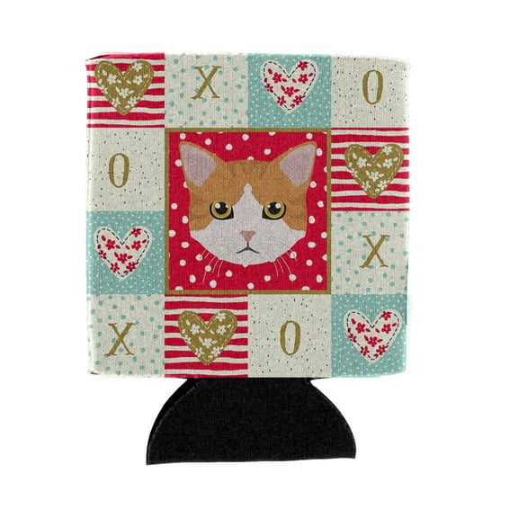 Carolines Treasures CK5116CC European Shorthair Cat Love Can or Bottle Hugger Can Hugger multicolor