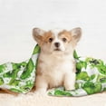 thumbnail image 2 of JUNZAN Waterproof Pet Blanket Dog Blankets, Green Kiwi Pattern Printing Super Soft Warm,Urine Proof Washable Pet Blanket, 2 of 5