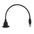 thumbnail image 3 of Cable de extensión de redes macho a hembra con orificio para tornillo, Cable adaptador fijable para componentes de redes LAN, 0,3 metros, 3 of 5