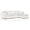 thumbnail image 4 of CHITA Sectional Couches Modular Sofa for Living Room, 4PC in Cream White, 4 of 8
