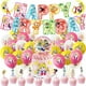 thumbnail image 1 of Sailor Girls Moon Party Supplies Kits with Happy Birthday Banner, Latex Balloon, Cake Toppers, Cupcake Toppers, Anime Cartoon Girls, 1 of 4