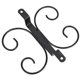 thumbnail image 3 of Wall Wine Glass Rack Upside Down Holder Hanging Shelf Home Kitchen Bar Decor Black, 3 of 5