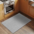 thumbnail image 3 of Rectangle Area Rug 2x3ft,Solid Color Gray Washable Carpet Non-Slip Runner Accent Rugs Indoor Floor Mat for Bedroom Living Room Decor,Vintage Linen Monochrome Pattern, 3 of 9