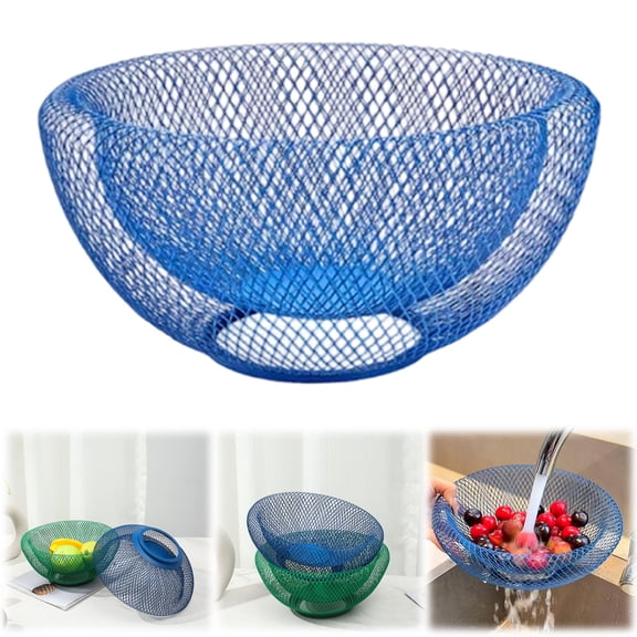 Creative Fruit Basket, Ngxiha Modern Fruit Bowl, Nest Fruit Bowl with Drainer - Modern Home Decor for Kitchen Counter, Dining Table, Living Room Coffee Table