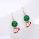 thumbnail image 2 of Pendientes de Navidad de dibujos animados de moda para mujer Pendientes de campana de Santa Wmkox8yi sjalhkljlk4502, 2 of 3