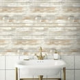 thumbnail image 2 of RMK9050WP Distressed Wood Peel and Stick Wall Decor, 2 of 8
