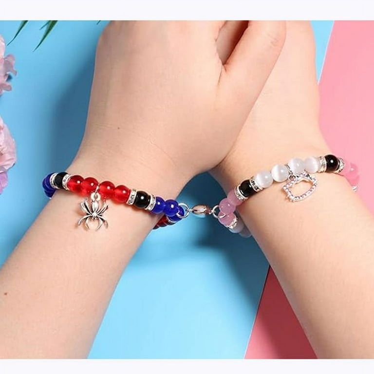 Spider Matching Friendship Bracelets for Best Friends Couples
