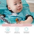 thumbnail image 4 of Grabease Baby Silicone Spoon Set for Baby-Led Weaning & First Stage Self-Feeding: Soft, Safe 100% Food-Grade Silicone; BPA-, PVC- Latex- & Phthalates-Free and Dishwasher Safe; Set of 2 (Blush, Gray), 4 of 7