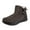 Coffee, variant on Winter Ankle Snow Boots Fashionable Solid Color Lined Warm On Lightweight Boots Comfortable Casual Footwear for Women Fur Lined Waterproof Booties