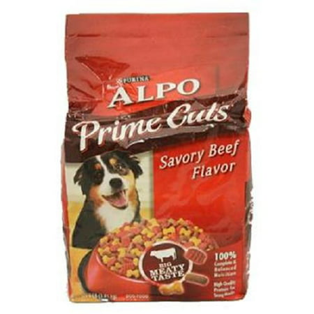 ALPO DOG FOOD PRIME CUTS SAVORY BEEF - Bag 4 lb