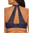 thumbnail image 2 of Curvy Couture Womens Crochet Lace Racerback Bra Style-1280, 2 of 4