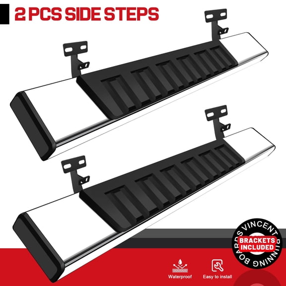 Fit 09-18 Dodge Ram 1500 Regular Cab 6" Side Step Running Board Nerf Bar S/S H