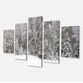 thumbnail image 2 of Panorama de Forêt d'Hiver Brumeuse - Impression sur Toile Paysage, 2 of 3