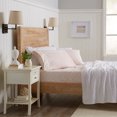 thumbnail image 2 of Great Bay Home Pattern Microfiber Wrinkle Resistant Sheet Set  (Twin, Blush Pink - Dots), 2 of 6